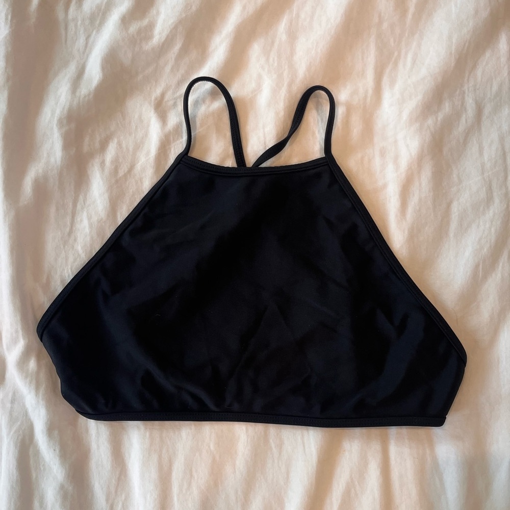 Aerie Black Tie swim top